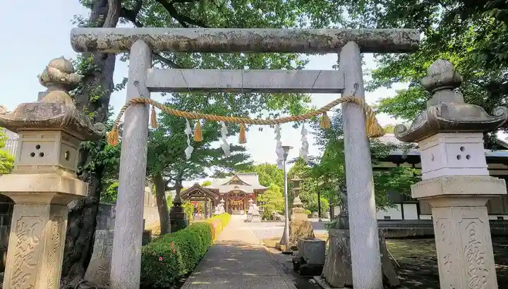 針ヶ谷氷川神社の鳥居