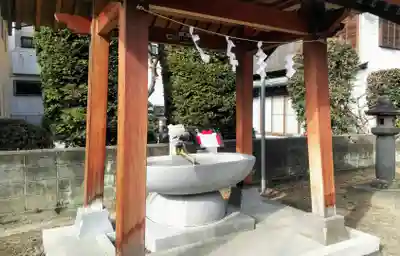 石和八幡宮(官知物部神社)の手水舎