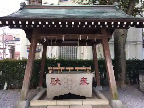 長浦神社の手水舎
