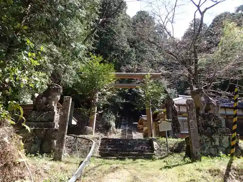 天忍穂別神社の鳥居