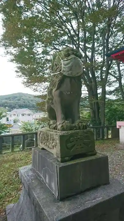 一皇子宮の狛犬