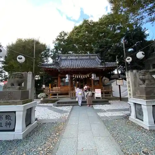 川越熊野神社の本殿