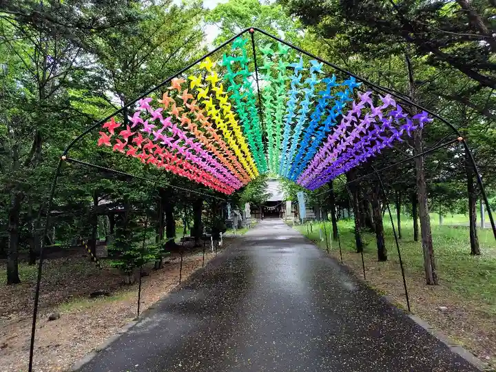東神楽神社の芸術