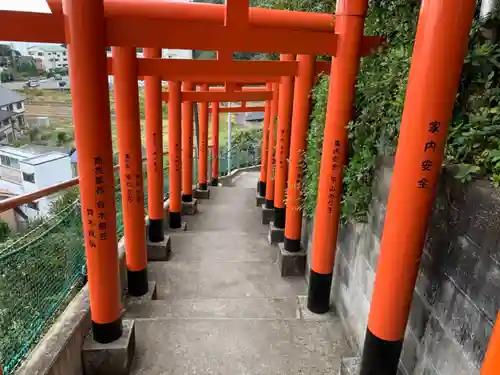 荒熊神社の鳥居