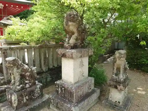 機物神社の狛犬