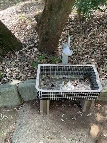 上地八幡宮の手水舎