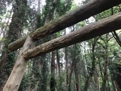 神社(名称不明)の鳥居