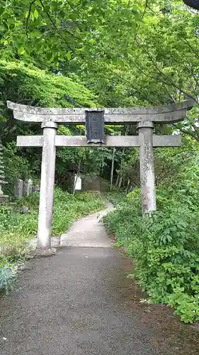 唐松観音の鳥居