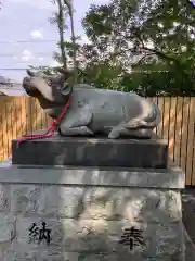 川原神社の狛犬