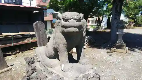 浜崎氷川神社の狛犬