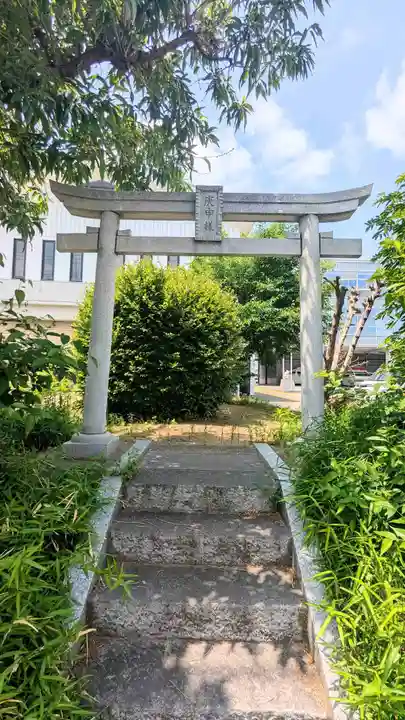 庚申様(富士塚と庚申塔)の鳥居