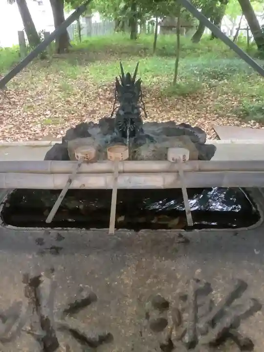 神明社(小牧神明社)の手水舎