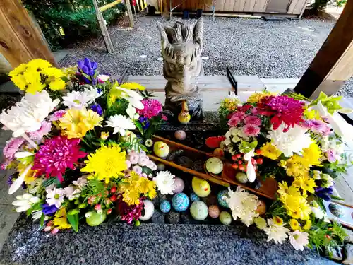 滑川神社 - 仕事と子どもの守り神の手水