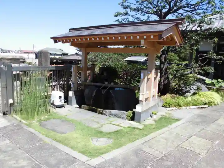 妙蓮寺の手水舎