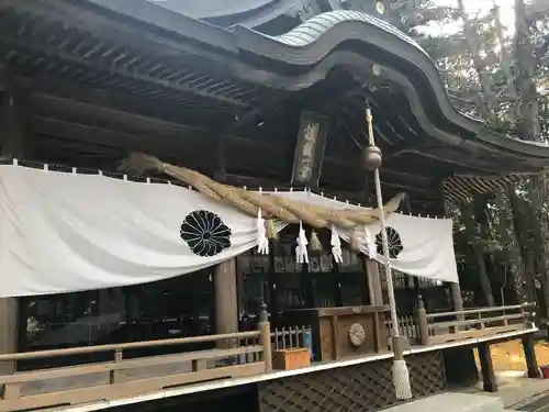 西寒多神社の本殿