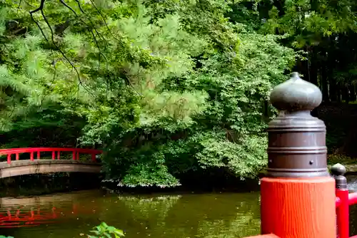 間々田八幡宮の庭園