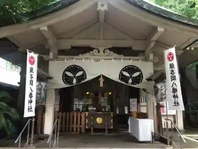 銀杏岡八幡神社の本殿・本堂