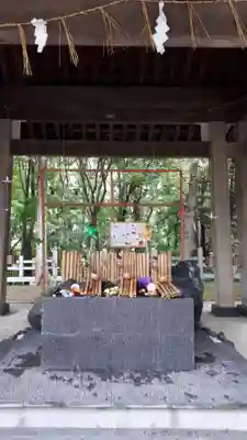 上川神社の手水舎