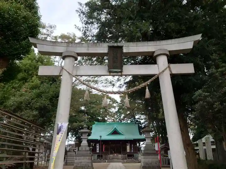 (下館)羽黒神社の鳥居