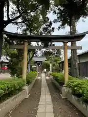 上中居諏訪神社の鳥居