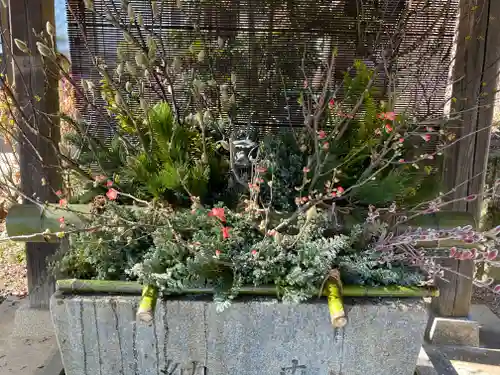 國魂神社の手水