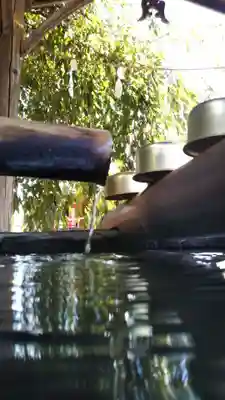 富士嶽神社の手水舎