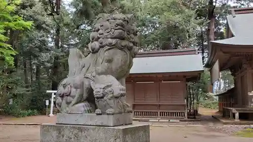 側高神社の狛犬