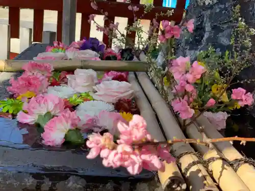 胡録神社の手水舎