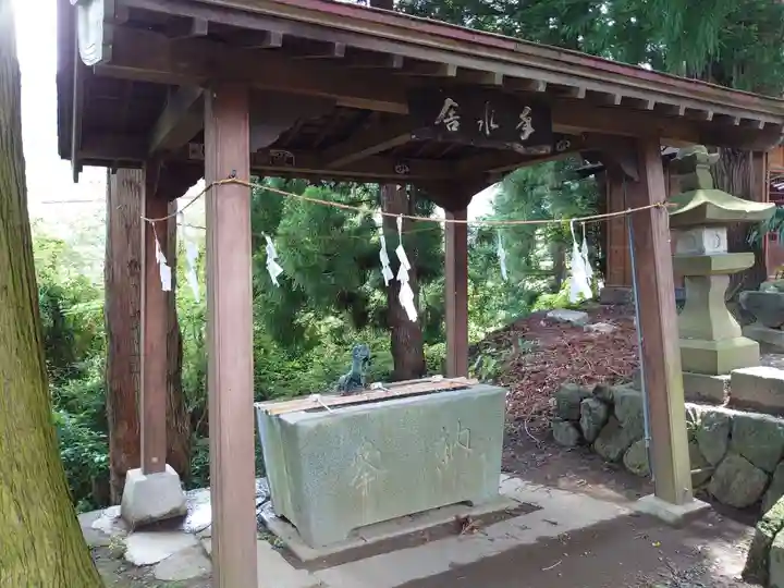 小沼浅間神社の手水舎