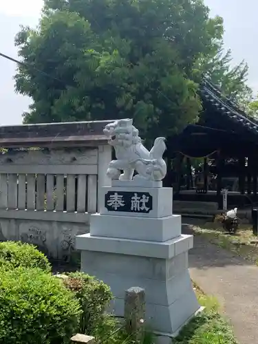 室原神社の狛犬