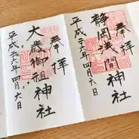 静岡浅間神社の御朱印