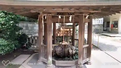 五條天神社の手水舎