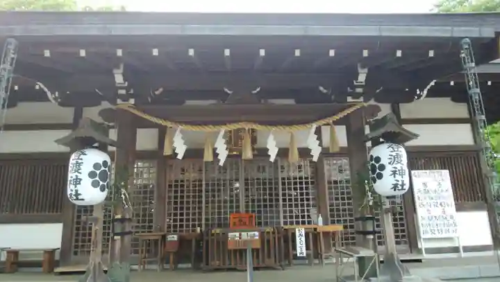 登渡神社の本殿・本堂