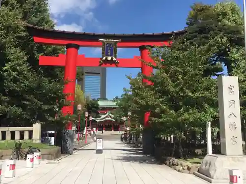 富岡八幡宮の鳥居