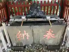 胡録神社の手水