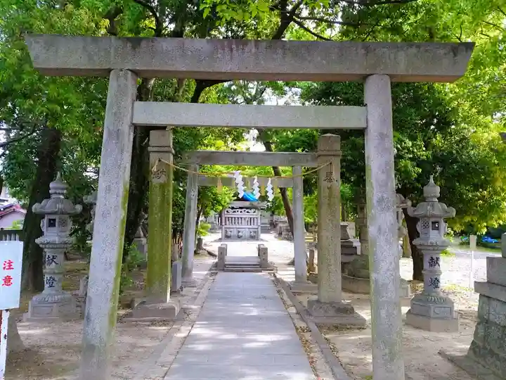 八劔社(木田八劔社)の鳥居