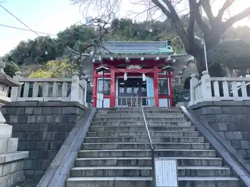 元町厳島神社の山門・神門