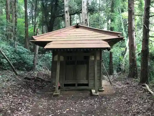 神社（名称不明）の本殿