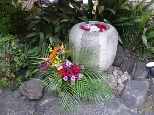 松陰神社の手水