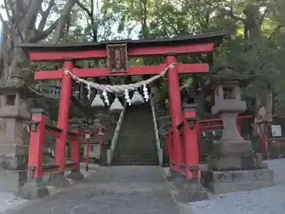 山名八幡宮の鳥居