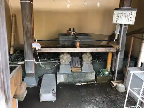 菊名神社の手水舎