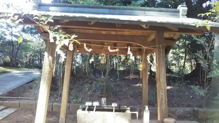 成田熊野神社の手水舎