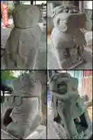 穏田神社の狛犬