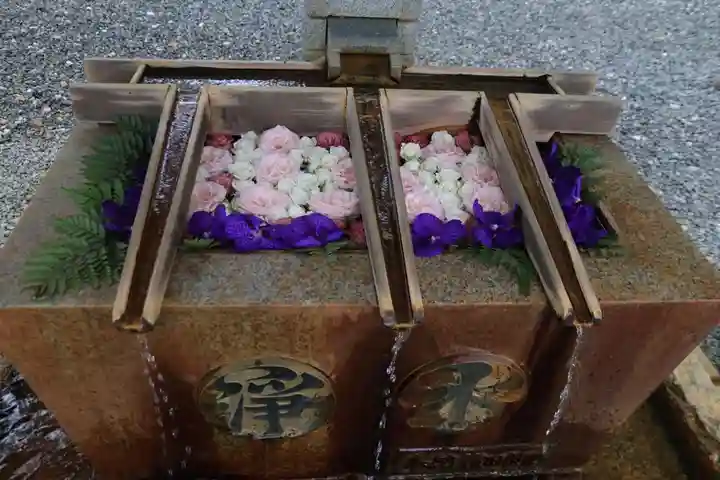 相馬太田神社の手水舎