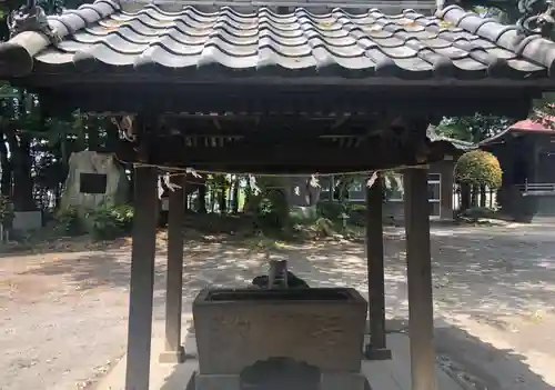 中氷川神社の手水