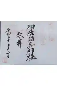 伊佐須美神社の御朱印