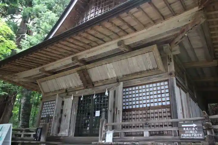 戸隠神社火之御子社の本殿・本堂