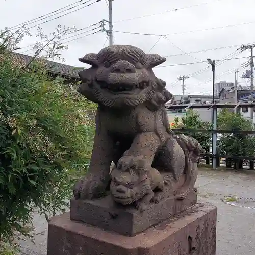 古録天神社の狛犬