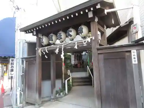 巣鴨猿田彦庚申堂の山門・神門