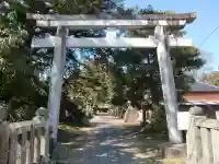 諏訪大明神の鳥居